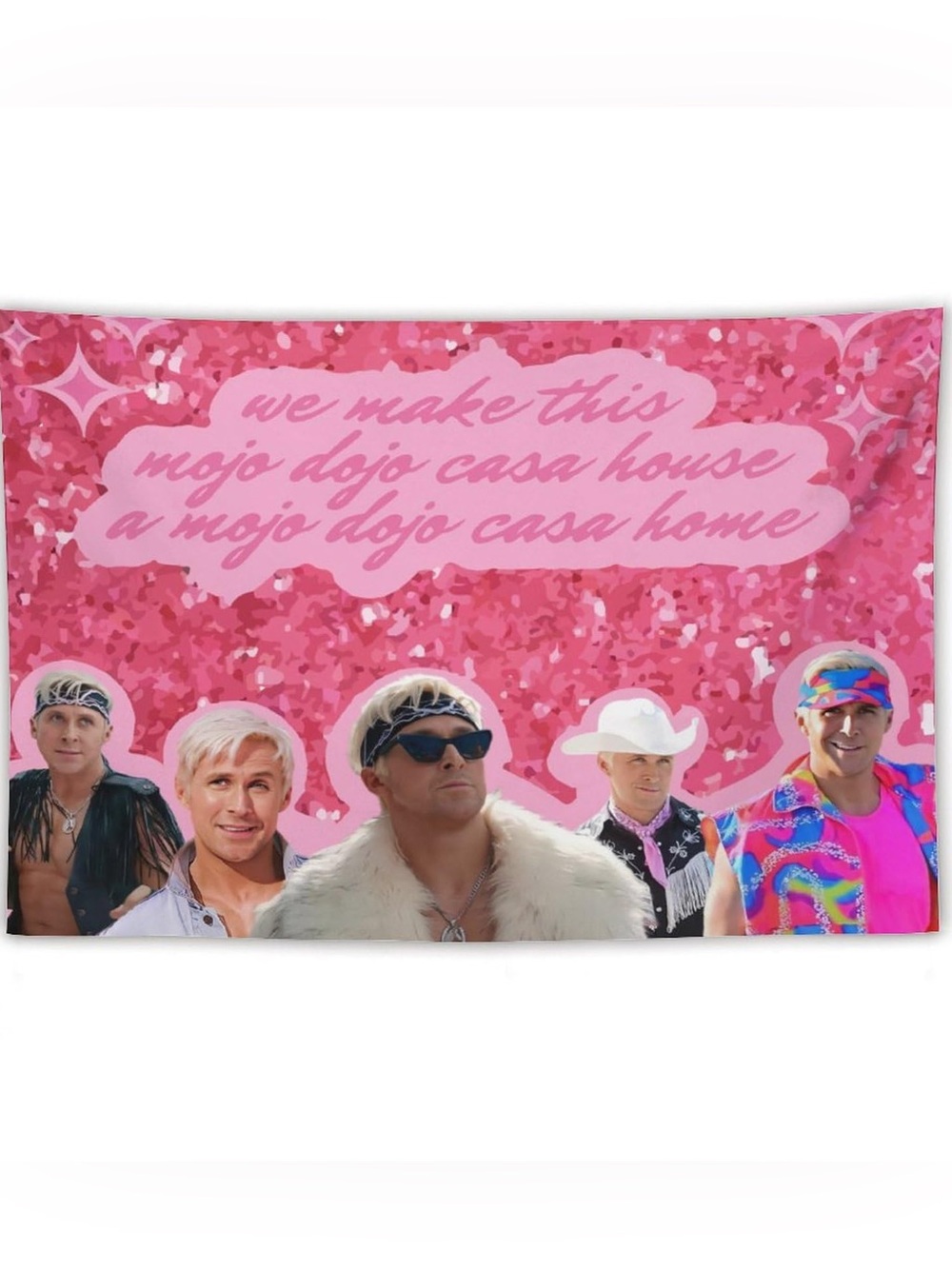 Pink Pop Art Tapestry